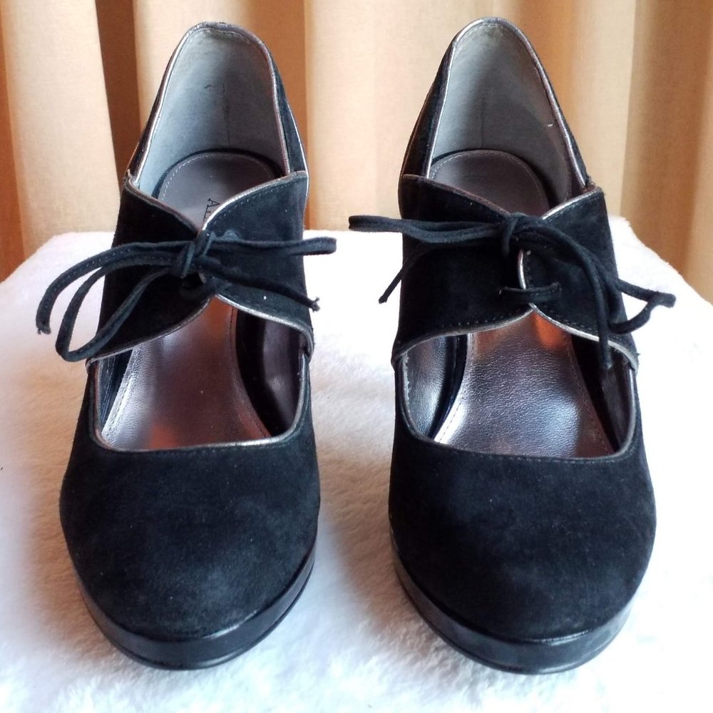 NEW Alfani Black Suede Heels